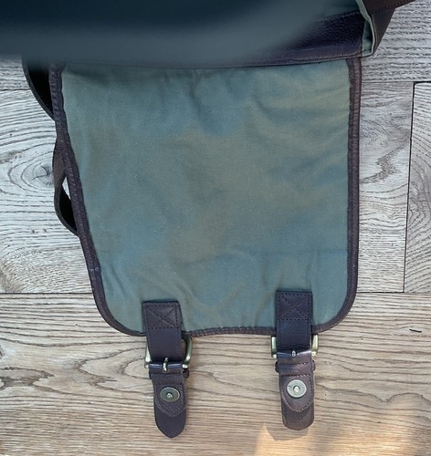 Real Genuine Leather Rucksack Backpack Brown Travel Walking unisex soft leather - Picture 9 of 12