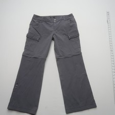 Prana Womens Convertible Hiking Pants Size 10 Ripstop Zip Off Outdoors Cargo
