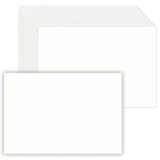 50 Pack 5x7 White Blank Cardstock Paper Thick Paper - 80lb Flat Cards Stock P...