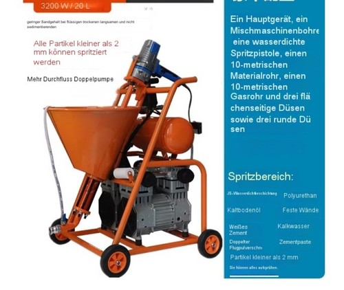 Waterproof Sprayer High-power K11 Polyurethane Putty Powder Cement Grouting - Picture 16 of 22