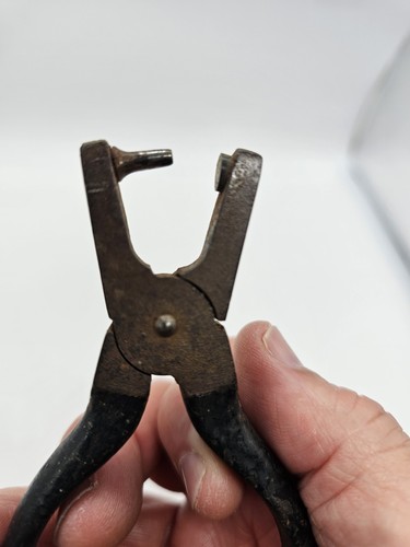 Vintage Eyelet Tool Co. ETCO Boston Mass. Leder Locher 4,25" lang - Bild 2 von 18