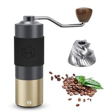 Manual Coffee Grinder - Hand with Adjustable Conical Stainless Steel Burr Mil...