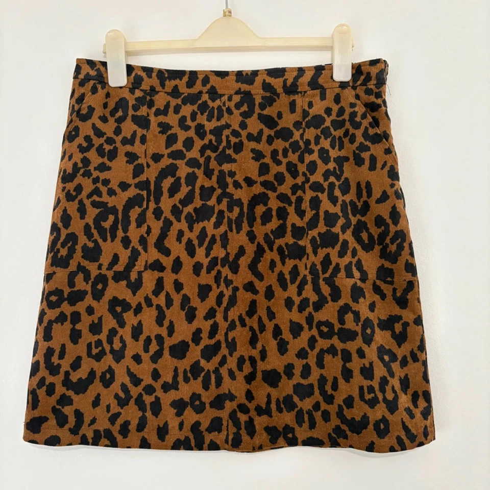 First Avenue Leopard Print Skirt – Size L - Image 2 of 4