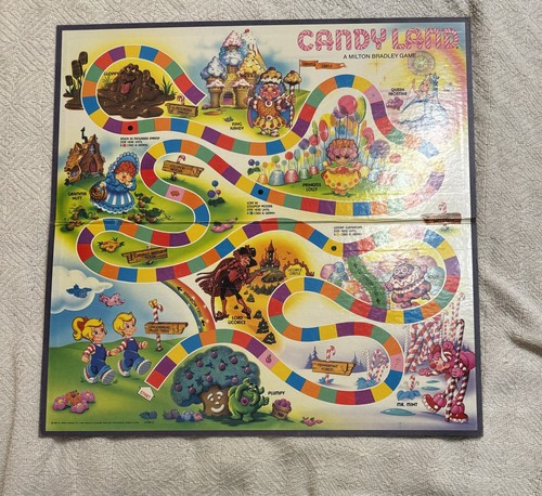 1984 Milton Bradley Candy Board Game - 4700 Missing Two Cards - Imagen 4 de 13
