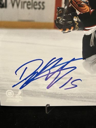 Dany Heatley Signed 8x10 Photo Minnesota Wild NHL Frozen Pond COA - Picture 2 of 3