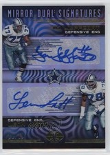 2018 Panini Illusions Mirror Dual Signatures /15 Jim Jeffcoat Leon Lett Auto
