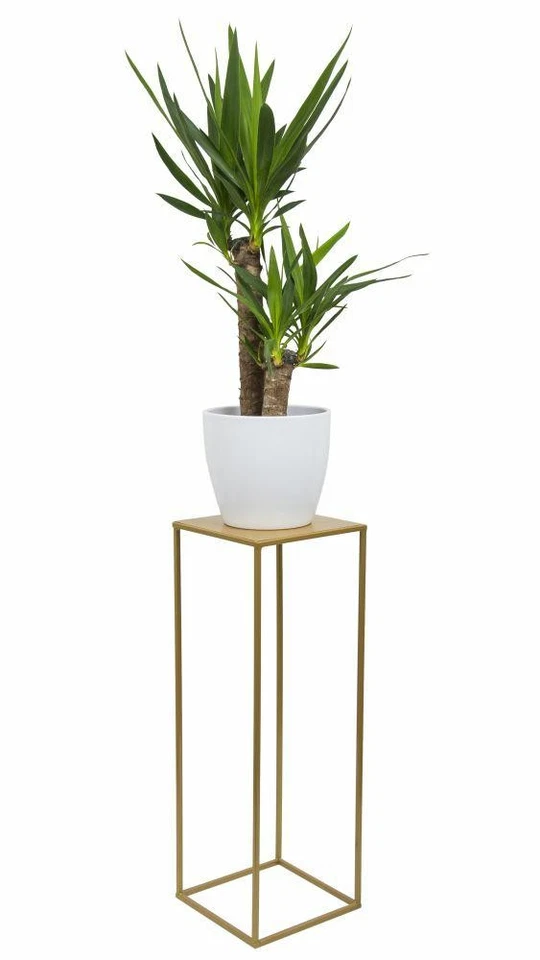 Modern Metall Pflanzenständer gold Blumenständer 70cm PlantStand Pflanzenhocker - Bild 4 von 4