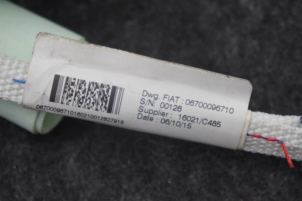 Cortina airbag cabeza techo lado conductor izquierdo 670009671 Maserati Quattroporte M156 Foto 3 de 3