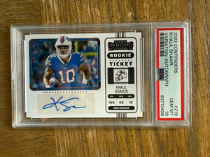 2022 Contenders Khalil Shakir Rooke Ticket Auto #219 PSA GEM 10
