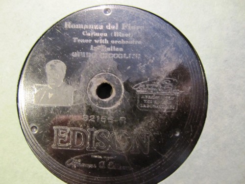1918 MARIO LAURENTI Rigoletto CORTIGIANI Guido Ciccolini Carmen EDISON DD 82156