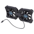  Portable Laptop Cooling Pad: Dual Fans Lightweight Foldable Notebook Cooler -