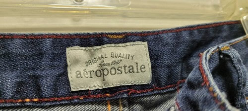 Pantalones de mezclilla ajustados reciclados MUJER 7/8 VA Tech HOKIES College Visible Reparación - Imagen 7 de 12