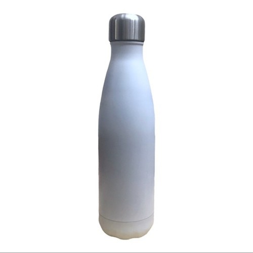 REUSABLE Stainless Steel Tumbler Water Bottle 17oz Double Sided Graffiti White - Picture 4 of 5
