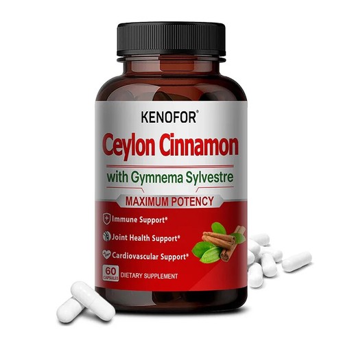 Pure Organic Ceylon Cinnamon Extract 3000 Mg Blood Sugar Regulating Capsules - Bild 2 von 12