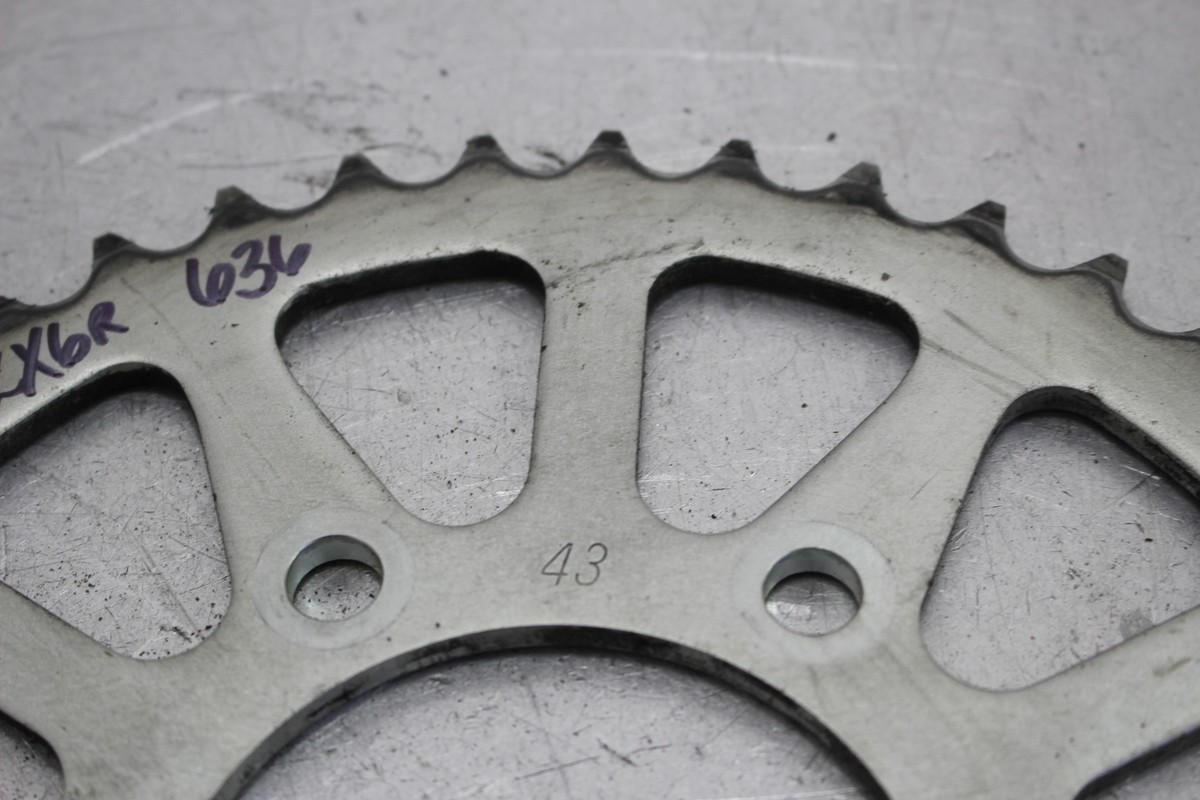 2019 Kawasaki Ninja Zx6r 636 Main Drive Chain Sprocket Front Back