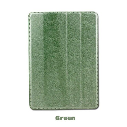 Shinny Texture Plain Color Magnetic Smart Cover Leather Case for Apple iPad Air - Picture 17 of 19