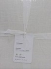 Pottery Barn Emery Linen Antique Bronze Grommet B/O Curtain 50" x 108" Ivory NWT