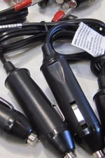 2 x Cigarette Lighter Plug Cable Car Power Supply Inverter Adapter Wire 12 Volts