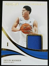 2019 Immaculate Numbers Memorabilia Devin Booker 10/10 Player Worn Jersey