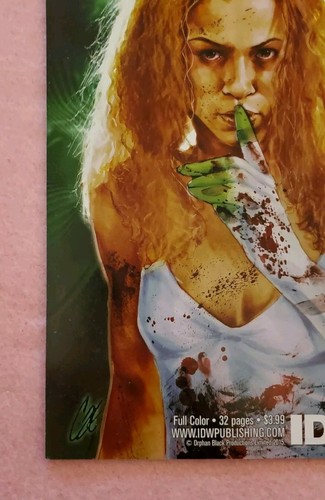 ORPHAN BLACK #1 (2015) LOOT CRATE EXCLUSIVE SARAH VARIANT IDW COMIC VF/NM - Picture 8 of 10