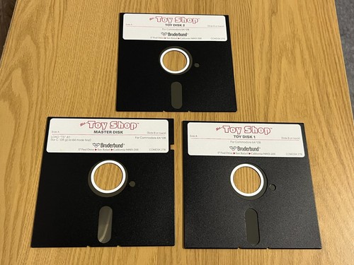 Broderbund Toy Shop Commodore 64 Diskette - Working -👽👾Retro Gift Idea👾👽 - Photo 22/24