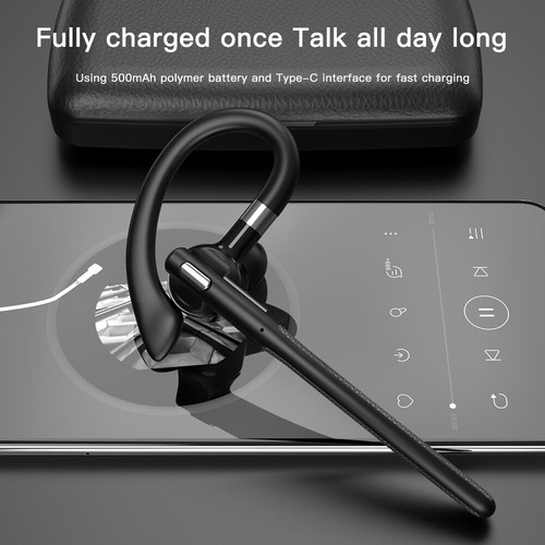 Trucker Wireless Bluetooth 5.4 Headset Hörmuschel Dual Mikrofon Noise Cancelling UK - Bild 16 von 24