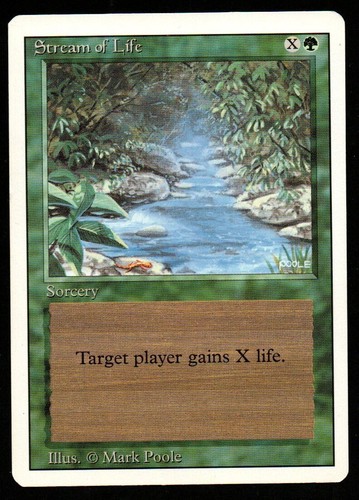 MTG Stream of Life - Revised Edition - Regular Common - LP - Single Owner - Picture 1 of 2