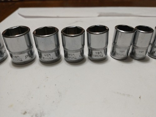 Snap-On 26 pc 1/4" Drive 6-Pt Metric Deep/Shallow Sockets 124STTMM.126STTMM. - Picture 12 of 24
