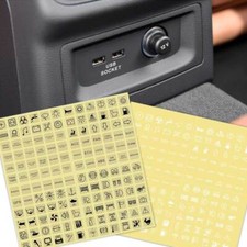 Rocker Switch Sticker for Circuit Panel Car Boat Dashboard Switch Control Decal