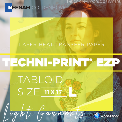 Papel de transferencia de calor Neenah TECHNI PRINT EZP láser para luz 11"" x 17"" 500 hojas - Imagen 2 de 5