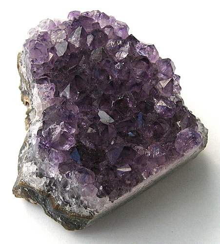 Amethyst Mineralien Stufe 420 g 85 mm gesägte Standfläche Edelstein Deko Uruguay - Bild 3 von 6