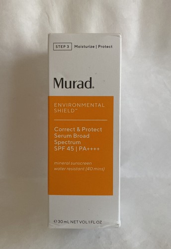 Suero MURAD Correct & Protect amplio espectro FPS 45| PA++++ $69 1 oz nuevo en caja - Imagen 4 de 5