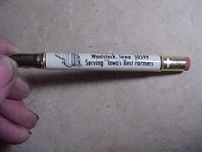 Vintage Advertising bullet pencil-armers Cooperative Woodstock, Iowa