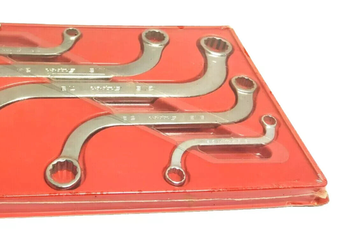 SNAP ON TOOLS 5/16" -  7/8" 12-Point Box S-Shaped Obstruction Wrench Set SBX605+ - Picture 6 of 10
