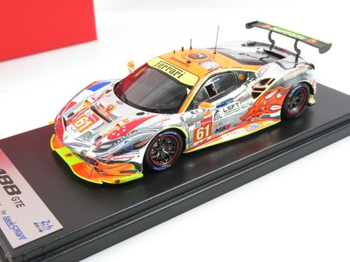 1:43 Looksmart LSM086 Ferrari 488 GTE Clearwater Racing Car No 61 Z2 - Bild 2 von 7