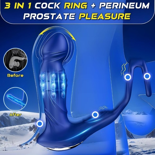 #1 Masajeador de próstata con vibración, juguetes sexuales para hombres, mujeres - Picture 7 of 7