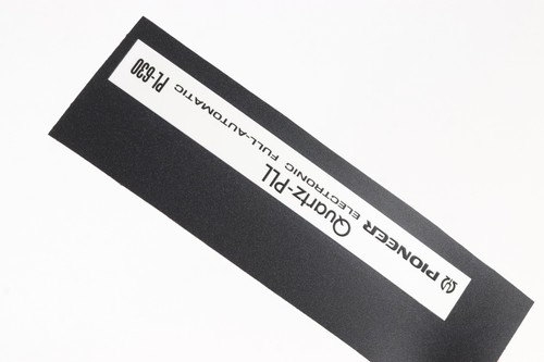 Quartz-PLL PIONEER ELECTRONIC FULL-AUTOMATIC PL-630 logo badge Sticker Decal - Picture 7 of 13