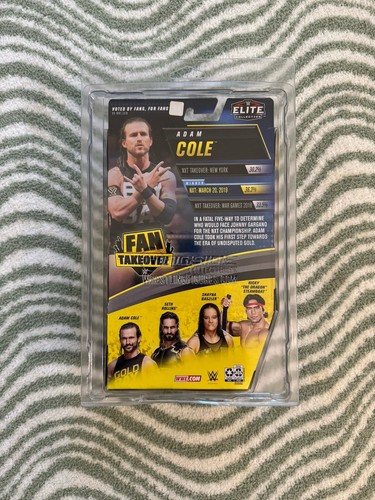 WWE Mattel Elite Adam Cole Fan Takeover Series NXT Figure Undisputed Era w/Case - Picture 2 of 9