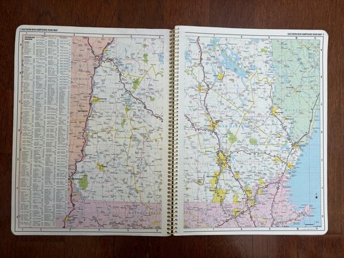 ARROW SOUTHERN NEW HAMPSHIRE STREET ATLAS 1st Edition 2001 STREET INDEXED - Picture 5 of 10