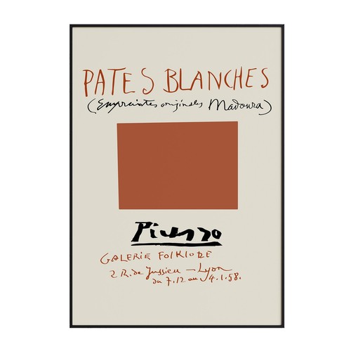 Picasso - Pates Blanches Wall Art Print - Picture 1 of 4
