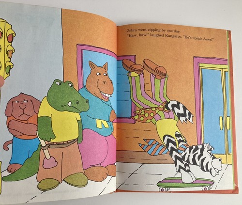 Zip Goes Zebra 1977 Sweet Pickles Big Version not weekly reader Hardcover Good - Bild 7 von 11