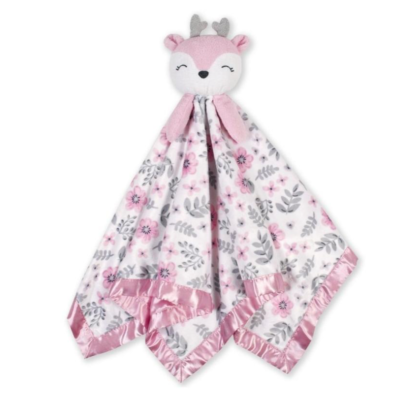 Deer Fawn Baby Security Blanket Lovey NWT Baby Girl X-Large Gerber Just Born