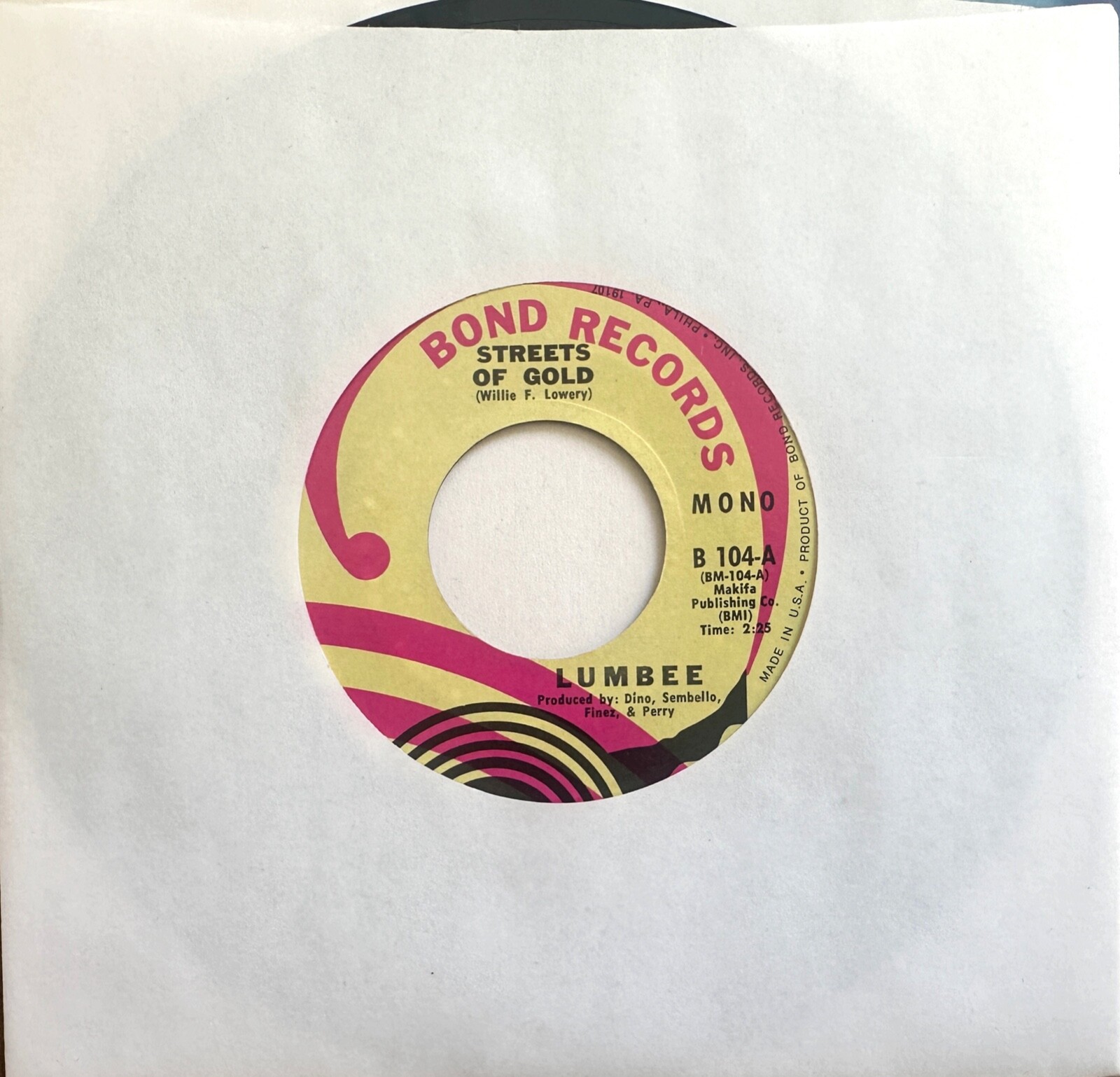 photo of Lumbee - Streets Of Gold Get Ready - Garage Rockpsych Soul 1970