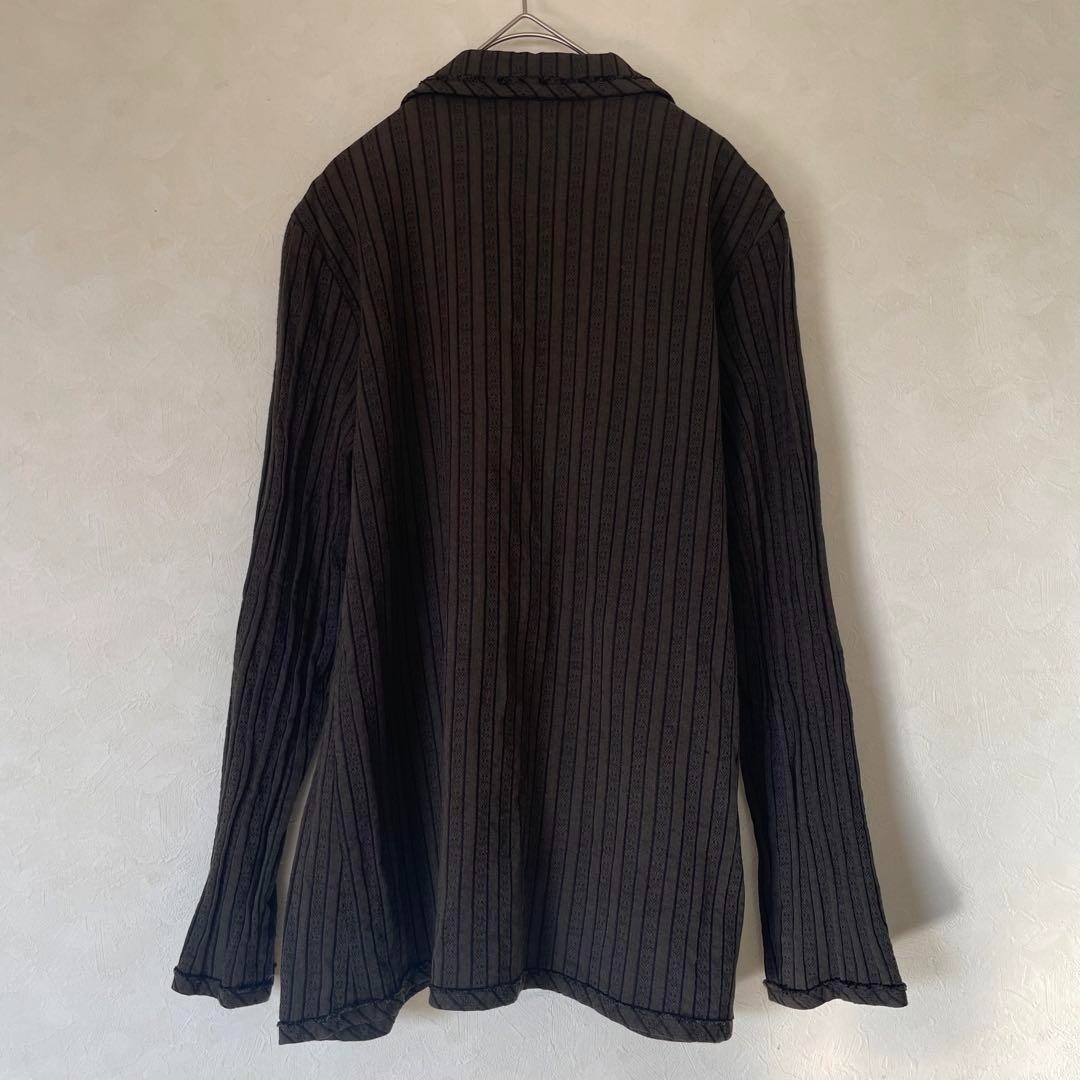 Limi feu Yohji Yamamoto Jacket Ribbed strip Cotton rayon Limi feu Yohji Yamamoto Jacket Ribbed strip Cotton rayon