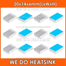 20x14x6mm Heatsink Radiator Electronics Cooler With Thermal Pads for MOS GPU IC