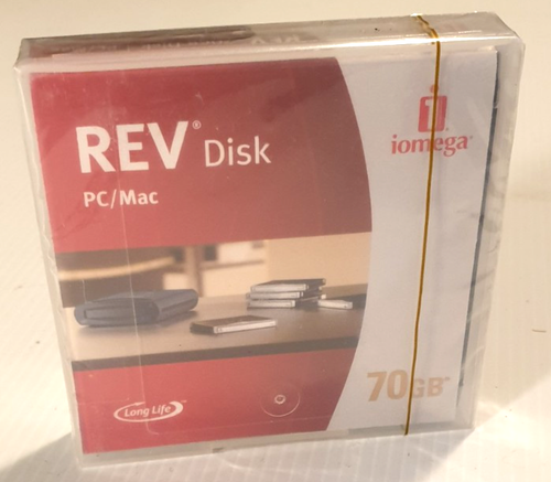 OMEGA REV 70Gb DISK PC / MAC Formatted in Plastic Jewel Case - **NOS** & Sealed. - 第 1/3 張圖片