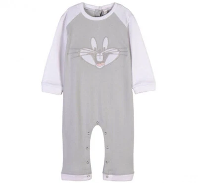 Bugs Bunny Gr.86 92 98 Looney Tunes NEU 100%Baumwolle schlafanzug strampler baby