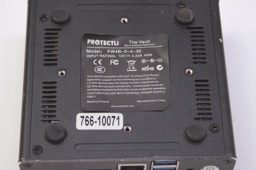 Protectli The Vault Network Security Firewall 4 Port Model FW4B-0-4-32 Appliance - Afbeelding 4 van 7