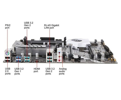 New ASUS PRIME X570-P (Dual M.2 PCIe 4.0) AMD AM4 ATX Motherboard - Picture 2 of 6