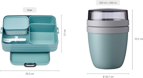 2-tlg. Lunch to go Set – Lunchbox Take A break Large mit Lunchpot, ÖZENSAAT - Bild 4 von 9